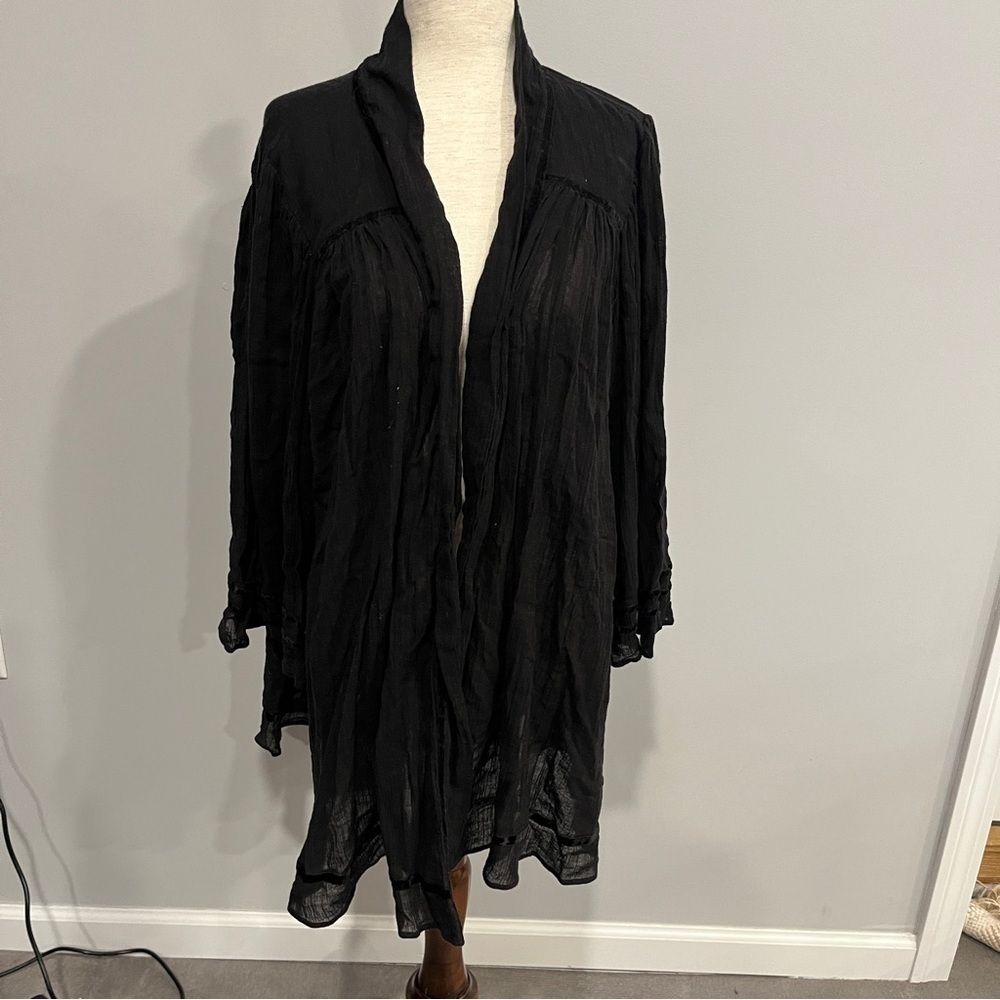 Calypso St Barth Black Women's Swim Cover-Up One Size